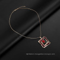 Unqiue Design Red Gemstone Zircon Jewelry Set